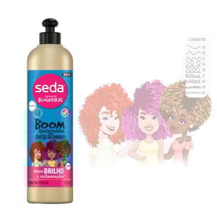 Creme De Pentear Seda Boom Descoloridos 400ml