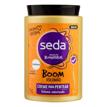 Creme De Pentear Seda Boom Volumão 1kg