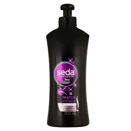 Creme De Pentear Seda Pretos Luminosos 300ml