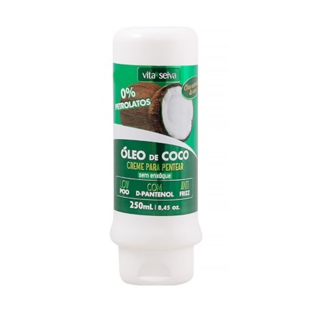 Creme De Pentear Vita Seiva Óleo Extrato De Coco 250ml