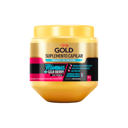 Creme De Tratamento Niely Gold Suplemento Capilar Vitaminas 800g