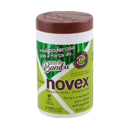 Creme De Tratamento Novex Broto De Bambu 400g