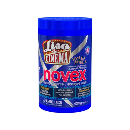 Creme De Tratamento Novex Liso Cinema 400g