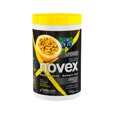 Creme De Tratamento Novex Superfood Maracujá 1kg