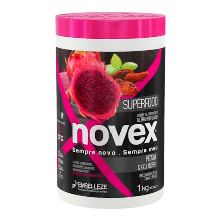 Creme De Tratamento Novex Superfood Pitaya & Goji Berry 1kg