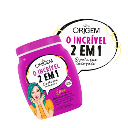 Creme De Tratamento Origem Gourmet 2x1 Lisos 1kg