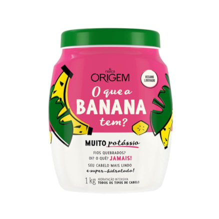 Creme De Tratamento Origem Gourmet Banana 1kg