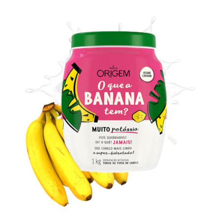 Creme De Tratamento Origem Gourmet Banana 1kg