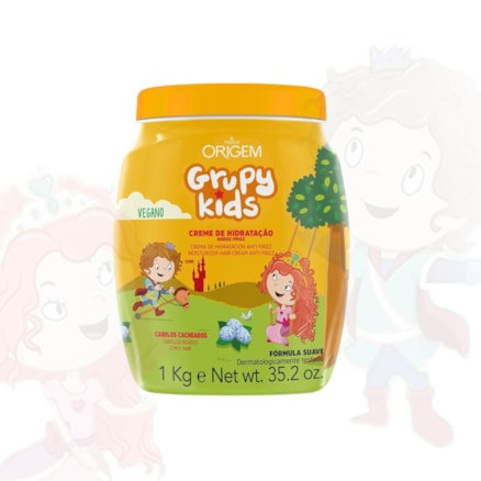 Creme De Tratamento Origem Grupy Kids Adeus Frizz 1kg