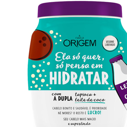 Creme De Tratamento Origem Tapioca + Leite De Coco 1kg