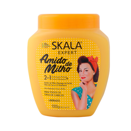 Creme De Tratamento Skala Amido De Milho 1kg