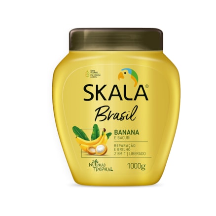 Creme De Tratamento Skala Bomba De Vitaminas Banana 1kg