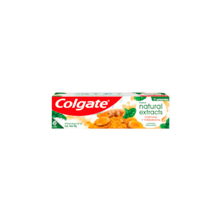 Creme Dental Colgate Natural Extract Açafrão E Hortelã 90g