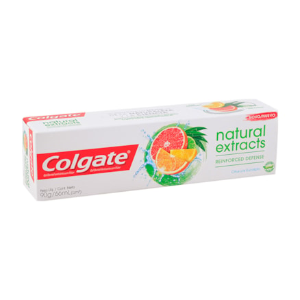 Creme Dental Colgate Natural Extracts Citrus Eucalipto 90g