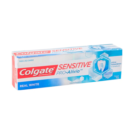 Creme Dental Colgate Sensitive Pró Alívio Real White 110g