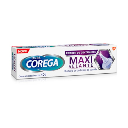 Creme Dental Corega Fixador Dentadura Maxi Selante 40g