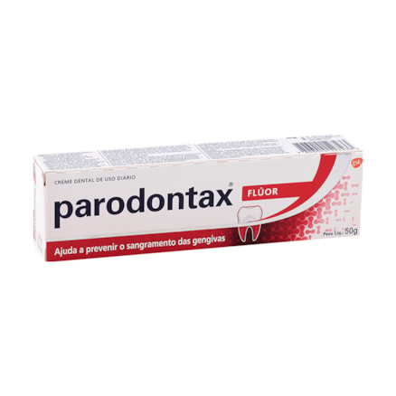 Creme Dental Parodontax Flúor Previne Protege Dentes 50g