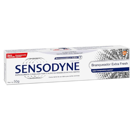 Creme Dental Sensodyne Especial Branqueador Extra Fresh 50g