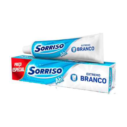 Creme Dental Sorriso Branco Extremo Hálito Refrescante 120g