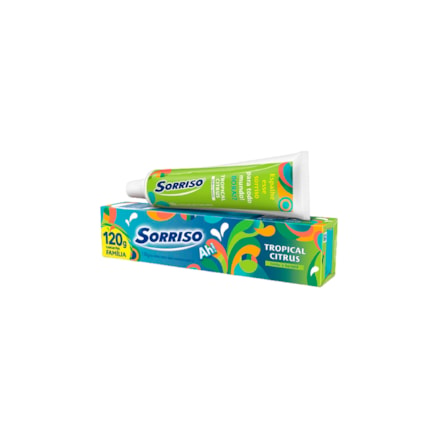 Creme Dental Sorriso Tropical Mix Limão 120g