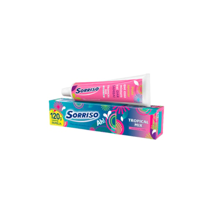 Creme Dental Sorriso Tropical Mix Melancia 120g