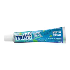 Creme Dental Trá Lá Lá Kids Menta Fresh Com Flúor 50g