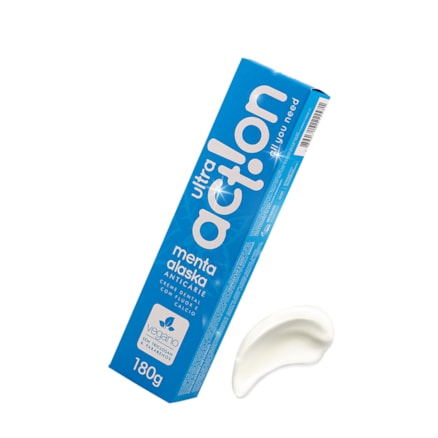 Creme Dental Ultra Action Eco Menta Alaska 164g