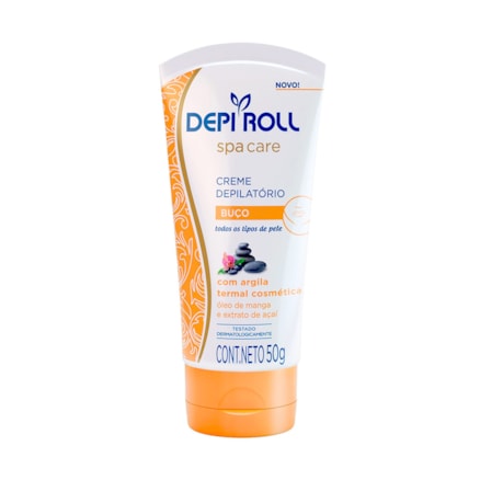 Creme Depi-roll Buço Spa Care Argila Termal Cosmética 50g