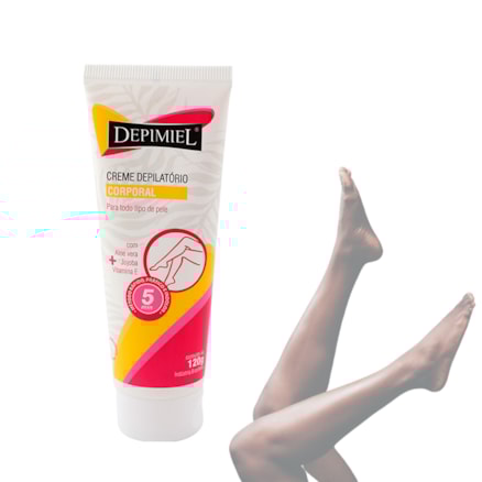 Creme Depilatório Depimiel Corporal Aloe Vera Jojoba 120g