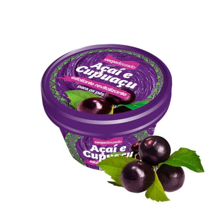 Creme Esfoliante Corpo Dourado Açaí Cupuaçu 300g