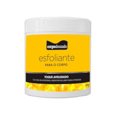 Creme Esfoliante Corpo Dourado Corporal Toque Aveludado 500g