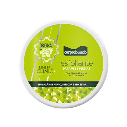 Creme Esfoliante Corpo Dourado Para Pés E Pernas 300g