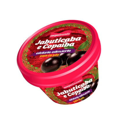 Creme Esfoliante Corpo Dourado Pés Jabuticaba Copaiba 300g