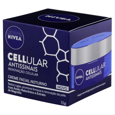 Creme Facial Nivea Cellular Facial Antissinais Noturno 51g