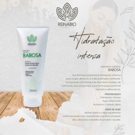 Creme Hidratante Corporal Babosa Reinabio 250ml