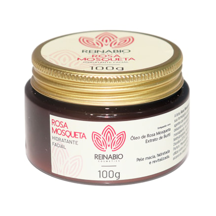 Creme Hidratante Facial Rosa Mosqueta Reinabio 100g