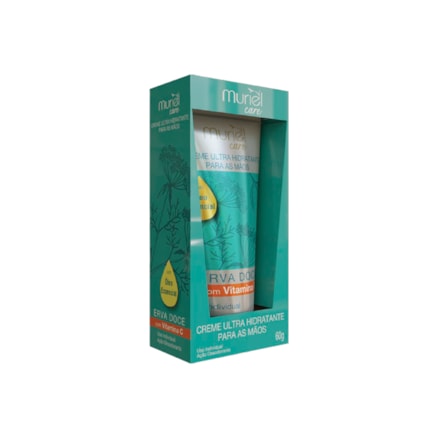 Creme Hidratante Muriel Erva Doce Com Vitamina C 60g