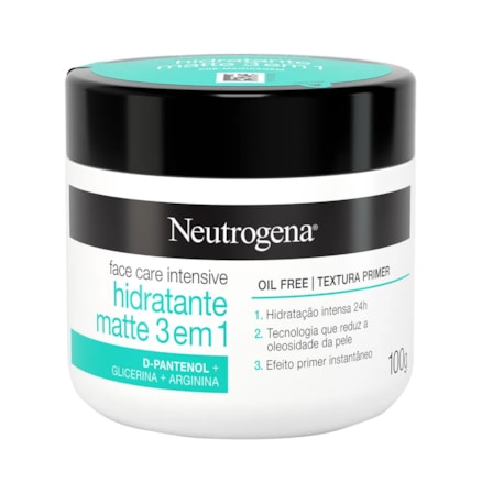 Creme Hidratante Neutrogena Facial Efeito Matte Pote 100g