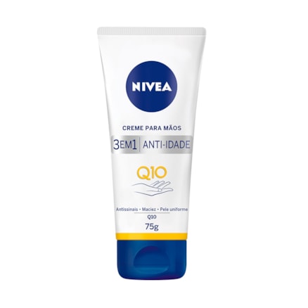 Creme Mãos Nivea Antiidade Q10 Plus Antissinais 75g