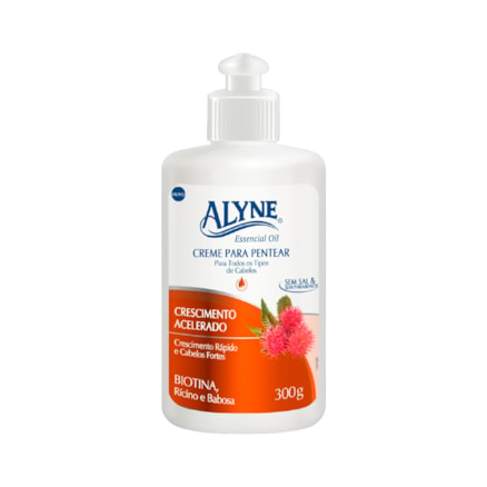 Creme Para Pentear Alyne Crescimento Acelerado 300g