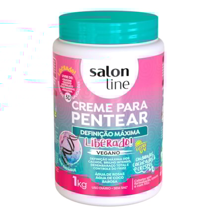 Creme Para Pentear Salon Line Definição Máxima Liberado 1kg