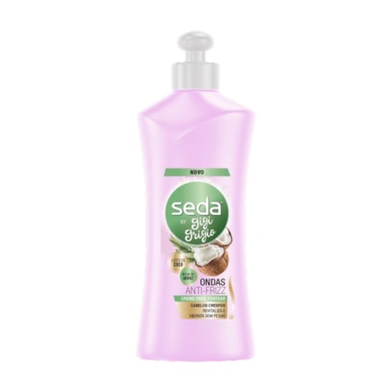 Creme Para Pentear Seda Ondas Anti-frizz 300g