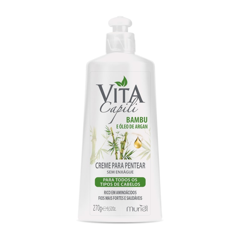 Creme Para Pentear Vita Capili Bambu 310ml - Mamoeiro