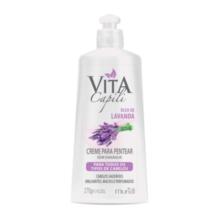 Creme Para Pentear Vita Capili Oléo De Lavanda 310ml