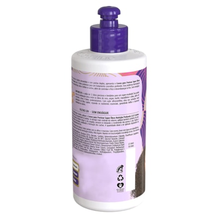 Creme Pentear Salon Line Sos Cachos Óleos Nutritivos 300ml