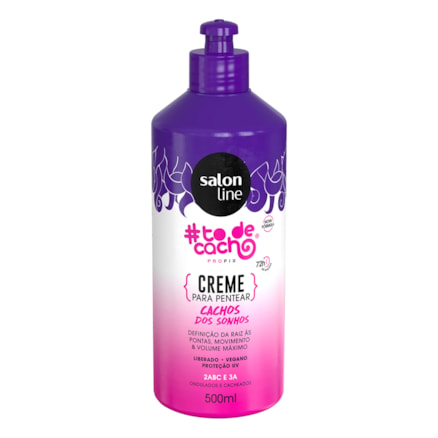 Creme Pentear Salon Line #todecacho Cachos Sonhos 500ml