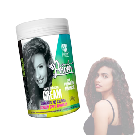 Creme Pentear Soul Power Definição Hidratação Cachos 800g