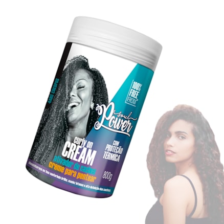 Creme Pentear Soul Power On Cream Definição Cachos 800g