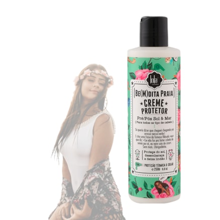 Creme Protetor Lola Bem Dita Praia Pré Pós Sol Mar 250g