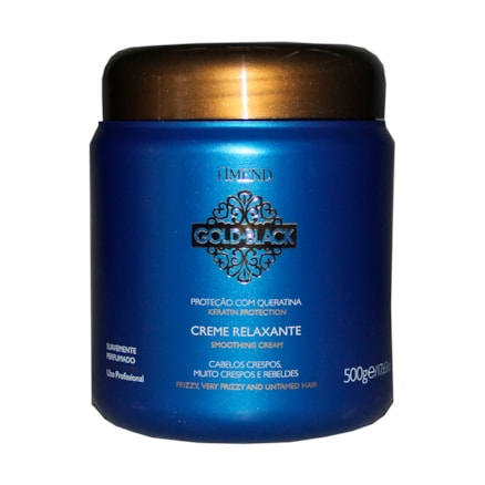 Creme Relaxante Amend Gold Black Proteção Queratina 500g